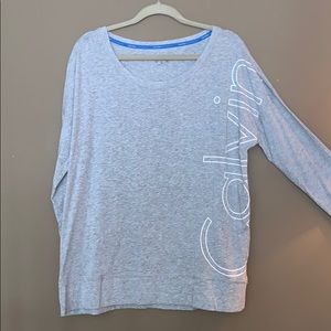 Calvin Klein long sleeve grey shirt
